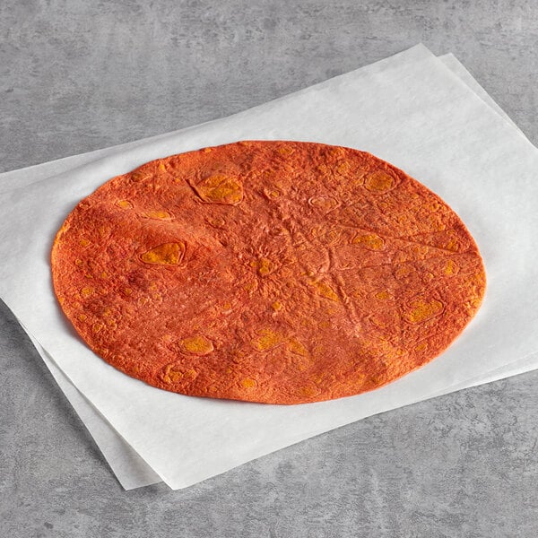 Father Sam's Bakery 12" Dark Sun Dried Tomato Tortillas - 72/Case