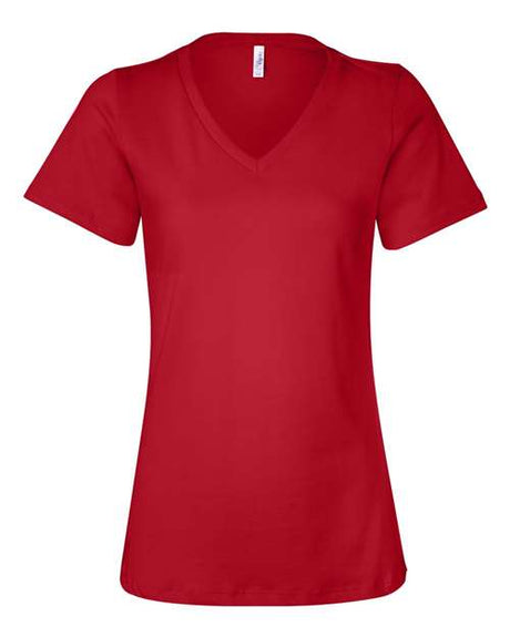 BELLA + CANVAS® Women's Relaxed Jersey V-Neck Tee - 6405