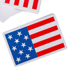 2 1/4" x 3 1/2" Patriotic Red, White & Blue Flag Playing Cards 12 Pieces