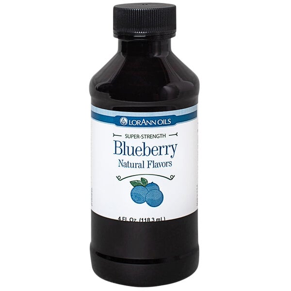 LorAnn Oils 4 fl. oz. All-Natural Blueberry Super Strength Flavor