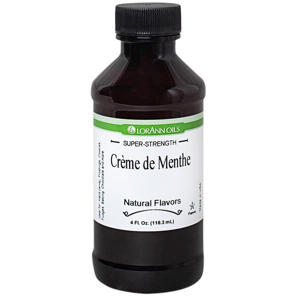 LorAnn Oils 4 fl. oz. All-Natural Creme de Menthe Super Strength Flavor