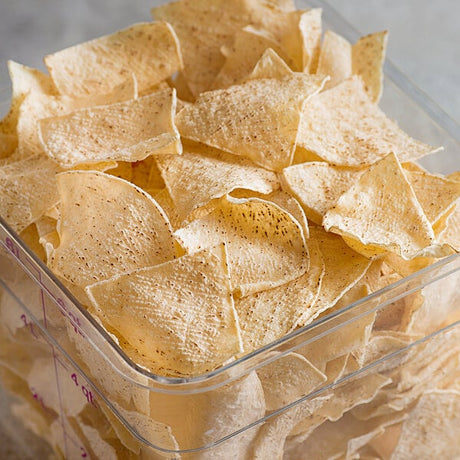 Mission 20 lb. 4-Cut Thin White Unfried Tortilla Chips