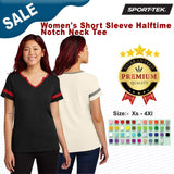 Sport-Tek® Women's Short Sleeve Halftime Notch Neck Tee