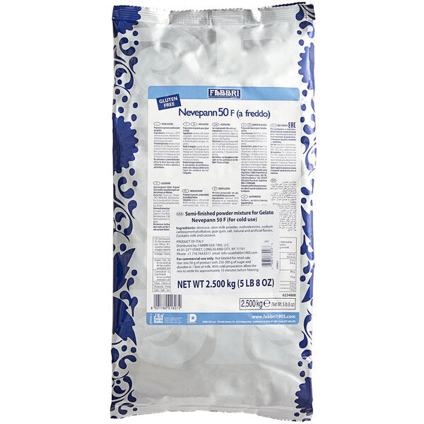 Fabbri Nevepann 50F 2.5 kg Cold Process Gelato Base