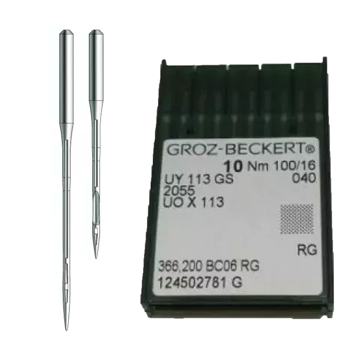 10 Pieces GROZ-BECKERT UY 113 GS 2055 Chromium Sewing Machine Needles