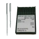 10 Pieces GROZ-BECKERT UY 113 GS 2055 Chromium Sewing Machine Needles