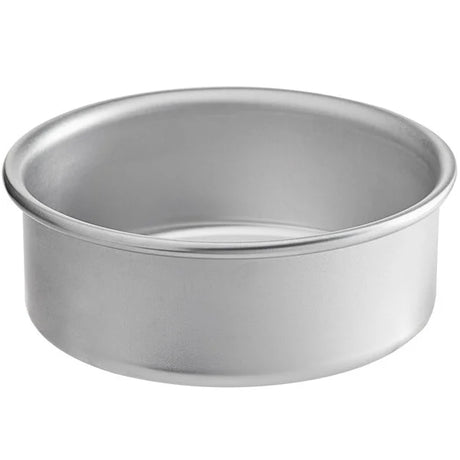 Round Straight-Sided Aluminum Cake Pans - 3" high - Choose Diameter from 3" to 16"