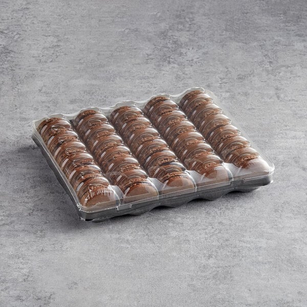 White Toque French Chocolate Macarons - 105/Case