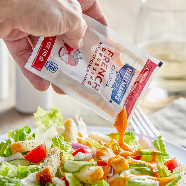 Hellmann's 1.5 oz. French Dressing Packet - 102/Case