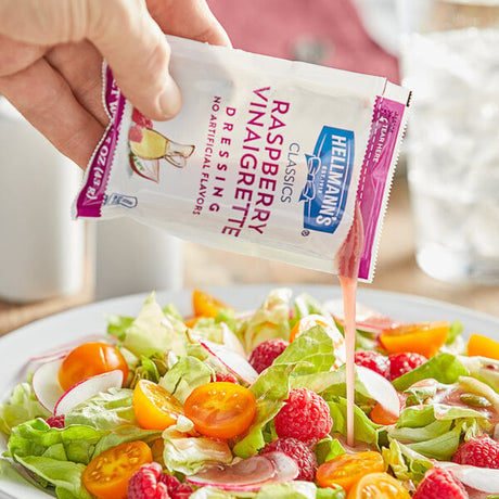 Hellmann's 1.5 oz. Raspberry Vinaigrette Dressing Packet - 102/Case