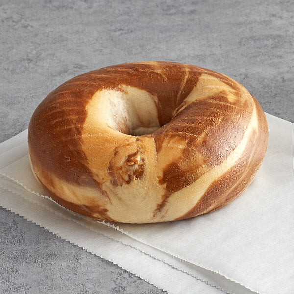 Original Bagel 4.5 oz. New York Style Marble Bagel - 75/Case