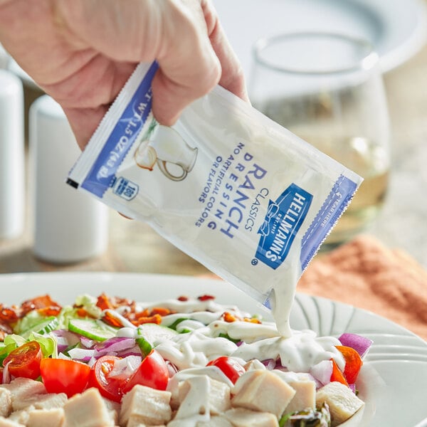 Hellmann's 1.5 oz. Ranch Dressing Packets - 102/Case