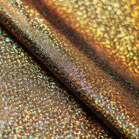 Matrix Twinkle Nylon Spandex Hologram Fabric - Assorted Colors, Solid, 57/58" Width (1 Yard)