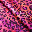 Jungle Fever Nylon Spandex Fabric - Multi-Color Leopard Print, 58/60" Width (1 Yard)