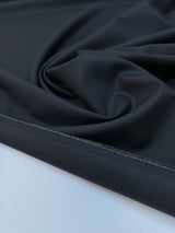 Wool Viscose Suit Fabric Silver Blue