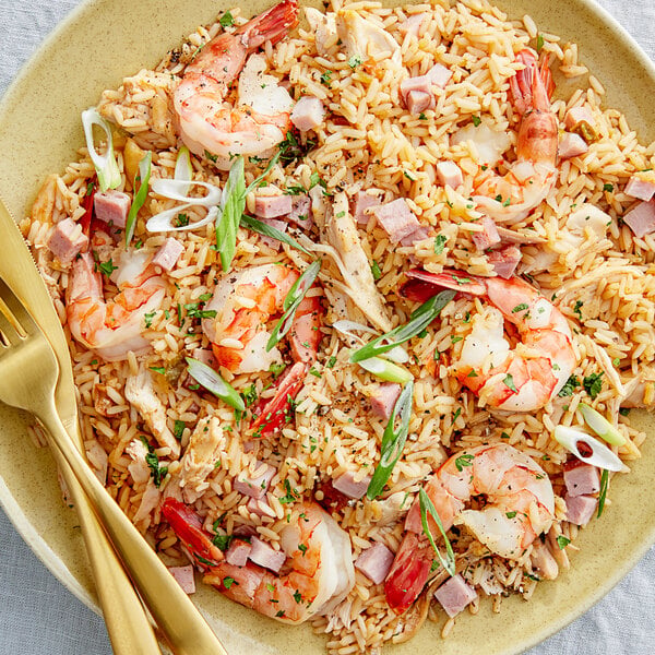 Zatarain's 40 oz. Reduced Sodium Jambalaya Mix - 6/Case