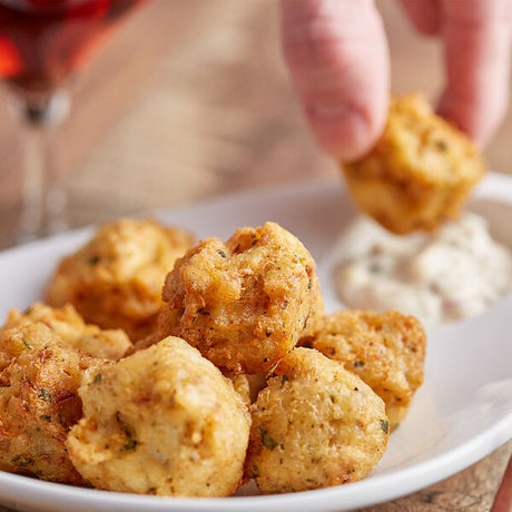 Handy 0.75 oz. Handmade Pub Style Crab Cakes - 100/Case