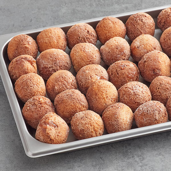 Rich's 1.31 oz. Ready-to-Finish Jumbo French Toast Filled Donut Bite - 220/Case