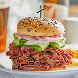 Brookwood Farms 7 lb. Frozen Whole BBQ Beef Brisket - 2/Case