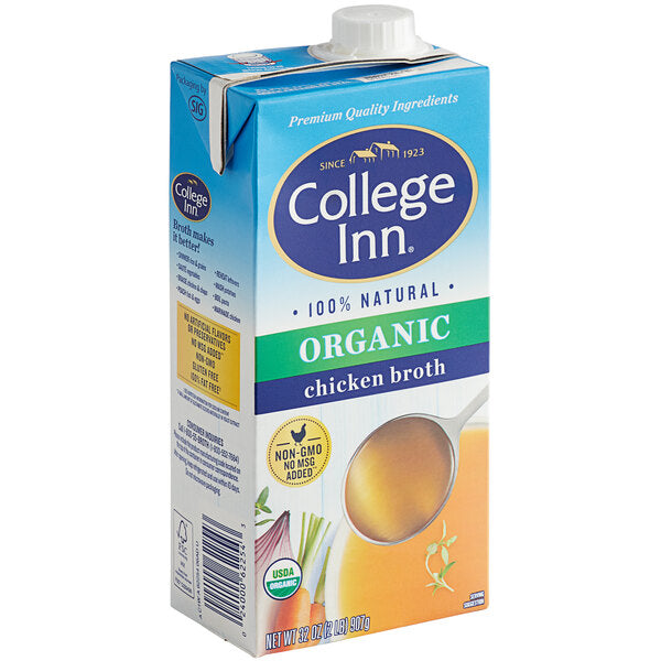 College Inn 32 oz. Organic Chicken Broth - 12/Case