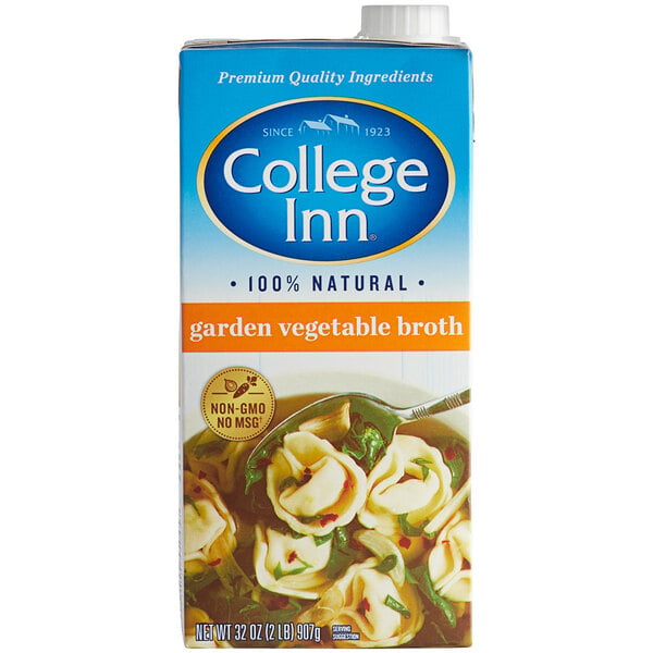 College Inn 32 oz. Vegetable Broth - 12/Case