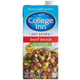 College Inn 32 oz. Less Sodium Beef Broth - 12/Case