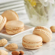 White Toque French Almond Macarons - 105/Case