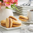 White Toque French Caramel Macarons - 105/Case