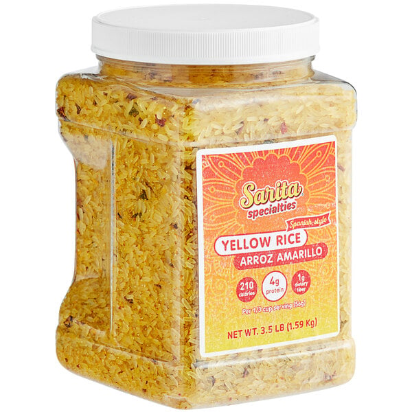 Sarita 3.5 lb. Yellow Rice with Saffron