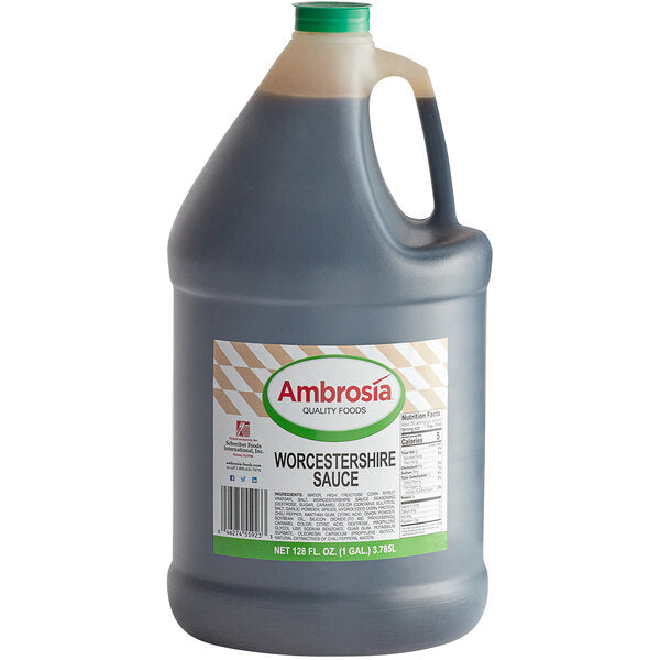 1 Gallon Worcestershire Sauce - 4/Case
