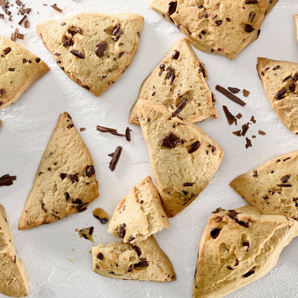 Rich's Ready-to-Bake Chocolate Chunk Scone Dough 10 oz. - 40/Case