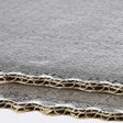 Silver Scalloped Rectangular Double-Wall Cake Boards, Half Size (13-7/8" x 18-3/4"), Pack of 5