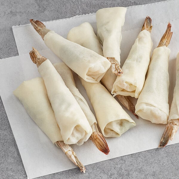 Handy 0.7 oz. Crispy Shrimp Wraps - 100/Case