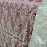 Corded Bridal Lace Fabric 100% Polyester Net Mesh 48" Wide