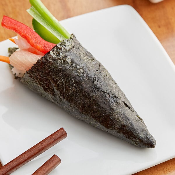 Half Sheet Green Seaweed Sushi Nori - 1,000/Pack