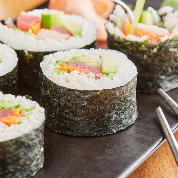 Full Sheet Green Seaweed Sushi Nori - 500/Pack