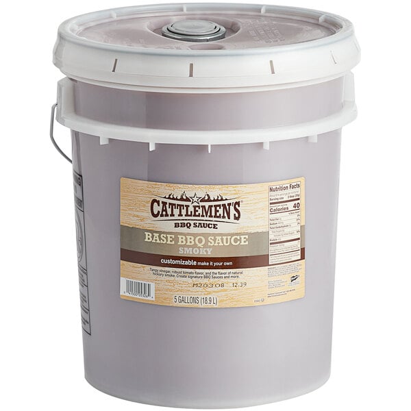 Cattlemen's Smoky Base BBQ Sauce 5 Gallon