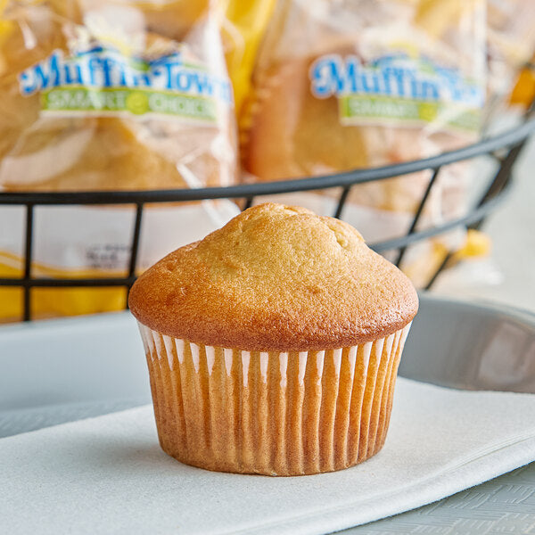 Muffin Town Smart Choice 2 oz. Individually Wrapped Banana Muffin - 72/Case