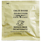 Caffe Verani Imported Italian Double-Shot Decaf Espresso Pods - 100/Case