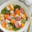 Warrington Farm Meats 7" 5/1 Smoked Kielbasa Sausage Links 1 lb. - 10/Case