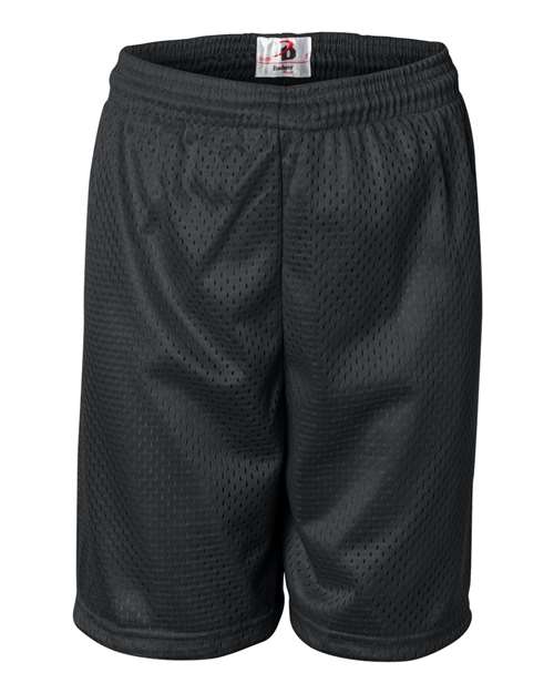 Badger Youth Pro Mesh 6 Inch Athletic Shorts Breathable Workout Shorts