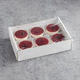 David's Cookies Annie's Individual Lil' Red Velvet Cake 5.6 oz. - 24/Case
