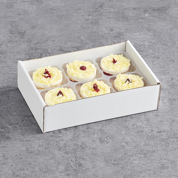 David's Cookies Annie's Individual Raspberry Lemon Drop Cake 5.25 oz. - 24/Case