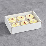 David's Cookies Annie's Individual Raspberry Lemon Drop Cake 5.25 oz. - 24/Case