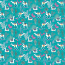 Printed Spandex Happy Camel Conversational Dye