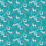 Printed Spandex Happy Camel Conversational Dye