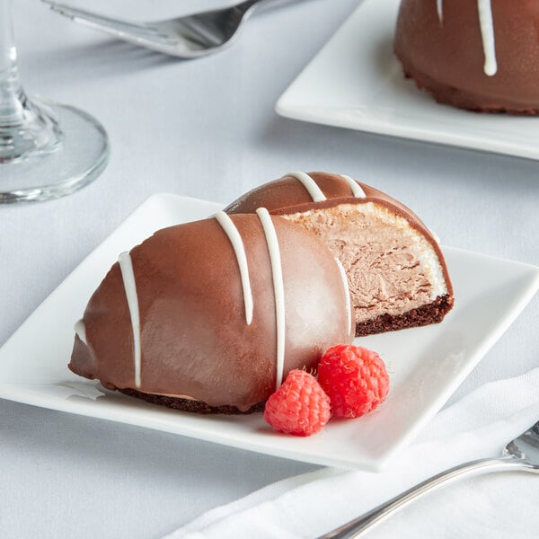 David's Cookies Annie's Individual Tuxedo Bombe Dessert 5.1 oz. - 24/Case