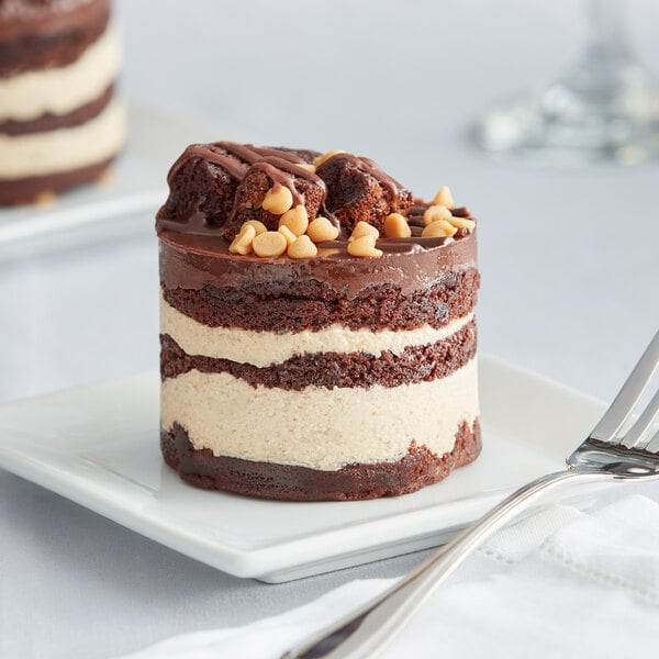 David's Cookies Annie's Individual Mini Peanut Butter Explosion Cake 6.5 oz. - 24/Case