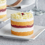David's Cookies Annie's Individual Raspberry Lemon Drop Cake 5.25 oz. - 24/Case