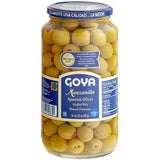 Goya Stuffed Manzanilla Olives 2.9 lb. (20 oz. Dr. Wt.) - 12/Case